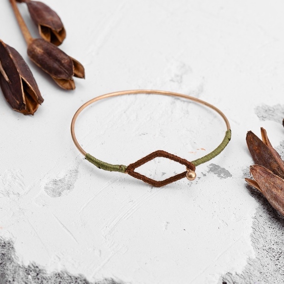 Thread Wrapped Bangle - Picture 2 of 3